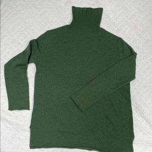 Studio 412 Green Cashmere Turtleneck